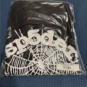 Sp5der OG Web Black Hoodie